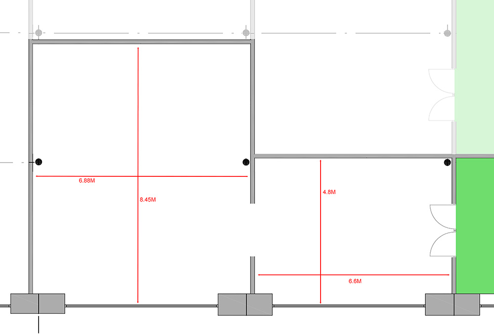 Empty floorplan