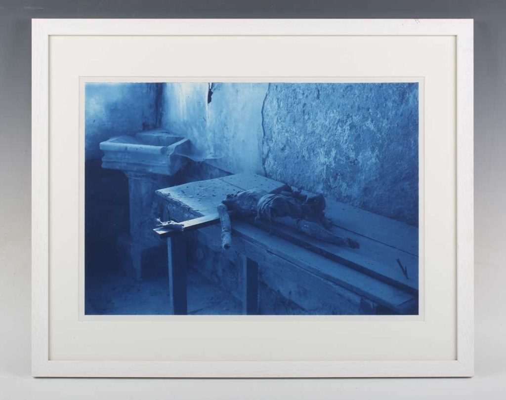 Deposition, Sicily. New Cyanotype