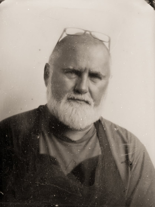 Scan of the 35mm tintype of me.